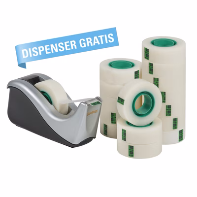 Immagine di Nastro adesivo 3M Scotch Magic 810 + dispenser