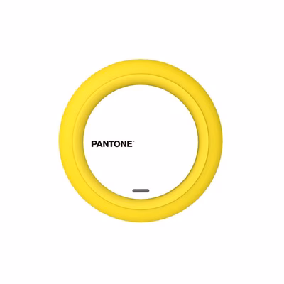 Immagine di Caricabatterie wireless/senza fili bianco microusb PANTONE PANTONE - 7.5W Wireless Charger PT-WC001Y