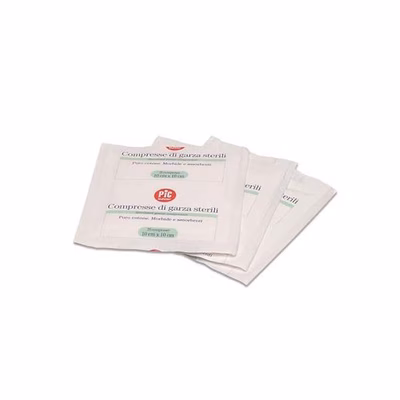 Immagine di Busta da 25 compresse garza idrofila sterili cm.10x10