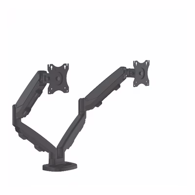 Immagine di Braccio monitor Fellowes doppio, Eppa, Nero, Fino a 39"