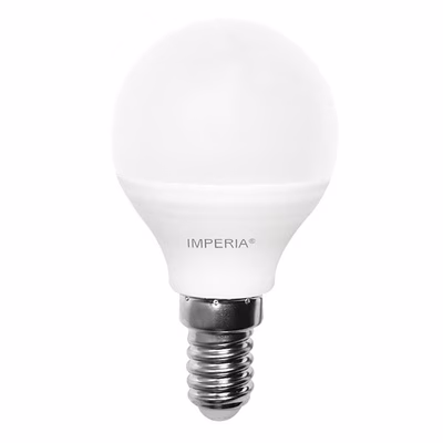Immagine di Lampadina LED Sfera Opale E14 6W 6500K 510 Lumen luce fredda