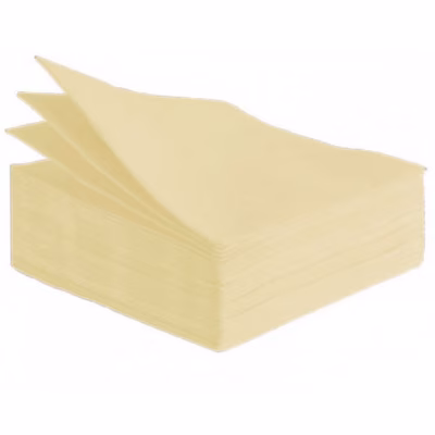 Immagine di Tovagliolo in carta a secco airlaid ROIAL UNITO colore avorio cm 40x40 50 pezzi