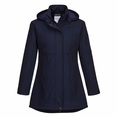 Immagine di Giacca Softshell da donna PORTWEST Carla TK42 colore blu navy taglia XL
