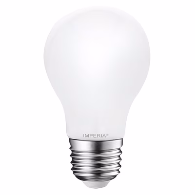 Immagine di Lampadina LED Goccia Filament Fullglass Opale E27 7W 2700K 810 Lumen luce calda
