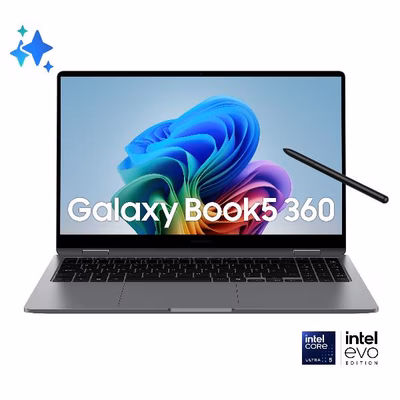 Immagine di Notebook 15.6" intel core ultra 7 16.00000 512GB SAMSUNG GALAXY BOOK5 360 2 years Pick Up & Return