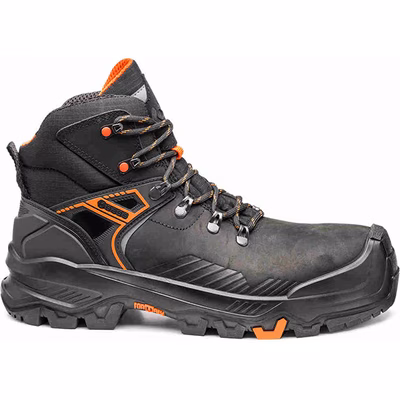 Immagine di Calzatura alta BASE B1601 T-REX MID S3S HRO CI HI LG FO SR nero/arancio taglia 39