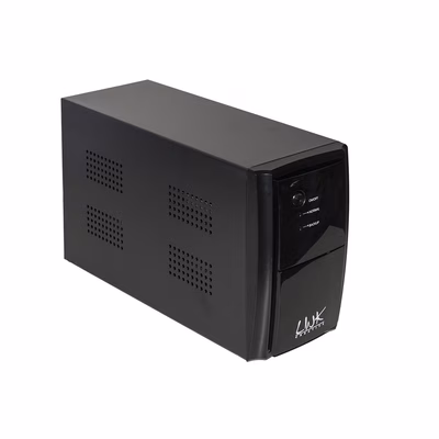Immagine di Gruppo di continuità LINK LINE INTERACTIVE pwm 1000 va 600 watt con 4 prese cavo spina italiana