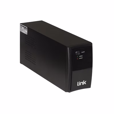 Immagine di Gruppo di continuita' LINK LINE INTERACTIVA pwm 650 va 390 watt con 2 prese cavo spina italiana