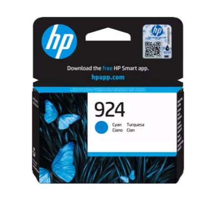 Immagine di Inkjet HP 4K0U3NE 924 ciano 400 copie