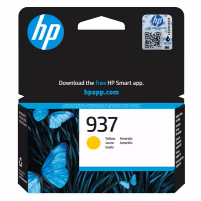 Immagine di Inkjet HP 4S6W4NE 937 giallo 800 copie