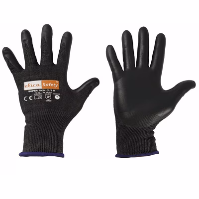 Immagine di Guanti ELICA SAFETY SUPER SKIN CUT D antitaglio spalmati poliuretano base d'acqua taglia 11 - paio