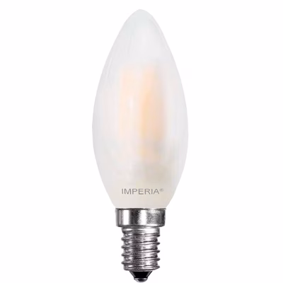 Immagine di Lampadina LED Oliva Filament Smerigliate E14 2W 2700K 250 Lumen luce calda