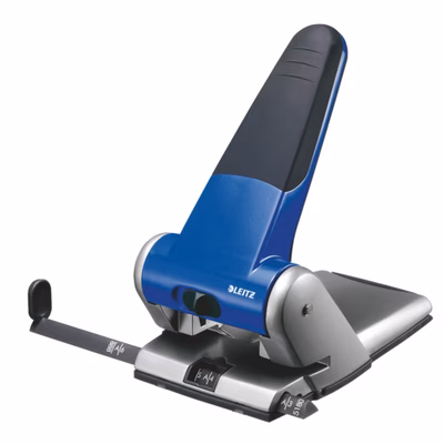 Immagine di Perforatore 5180 - passo 8 cm - max 65 fogli - 2 fori - blu - leitz
