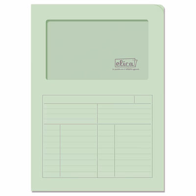 Immagine di Cartellina ELICA FINEXTRA ad L verde