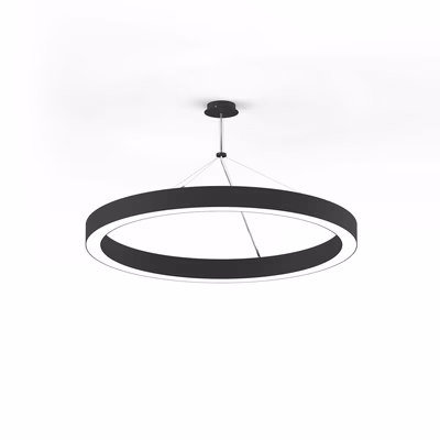 Immagine di Lampada a sospensione XAL MINO 60 CIRCLE 1000 colore nero con rosone 3000°k