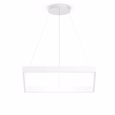Immagine di Lampada a sospensione XAL INO 750 SQUARE colore bianco 3000°k
