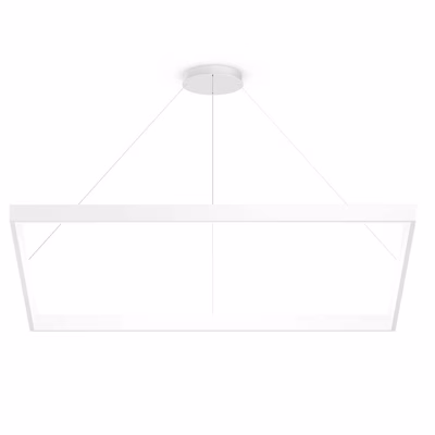 Immagine di Lampada a sospensione XAL INO 1500 SQUARE colore bianco 4000°k