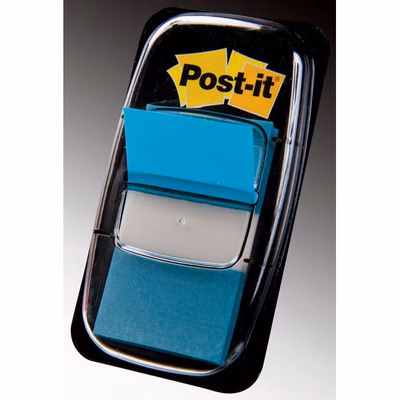 Immagine di Post-it 3M index segnapagina 680-23 blu vivace