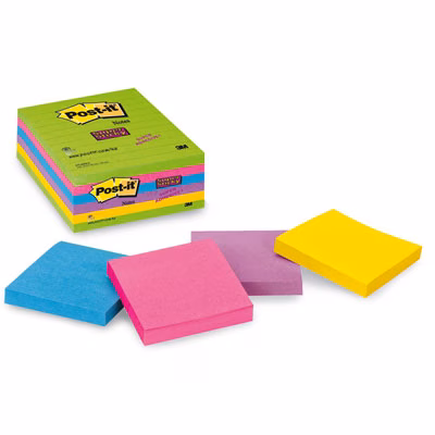 Immagine di Post-it 3M 675-6SS-OAS super sticky ultra 100x100