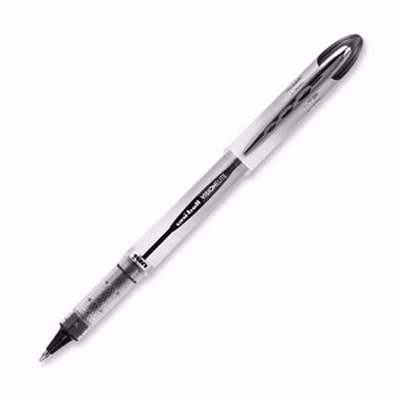 Immagine di Roller colore nero UNI-BALL VISION ELITE punta media mm 0,8