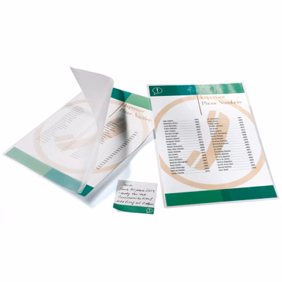 Immagine di Pouches SUPERQUICK mm 216x303 125 micron uni A4