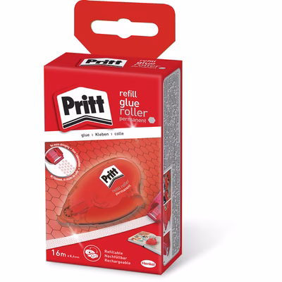 Immagine di Colla PRITT ROLLER ricaricabile permanent mm 8,4x16 m