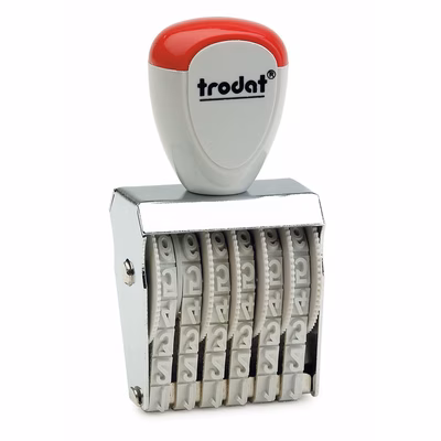 Immagine di Numeratore in gomma TRODAT 1556 6 cifre mm 5