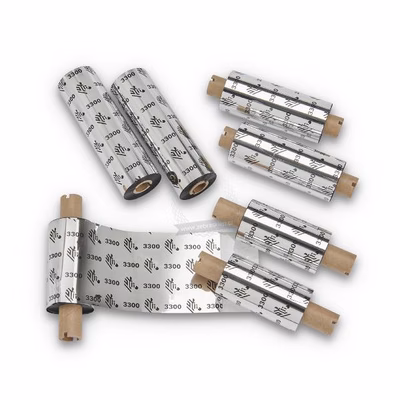 Immagine di Ribbon cera/resina 110mmx74mt