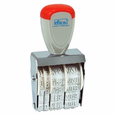 Immagine di Datario in gomma n.2 altezza mm 5