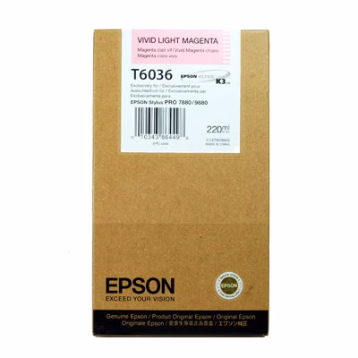 Immagine di Inkjet EPSON C13T603600 magenta chiaro 220 ml