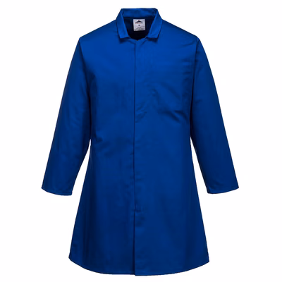 Immagine di Camice alimentare uomo PORTWEST 2202 colore blu royal taglia S