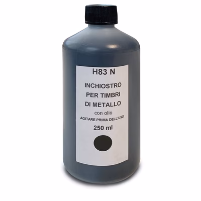 Immagine di Inchiostro ad olio per timbri ml 250 nero