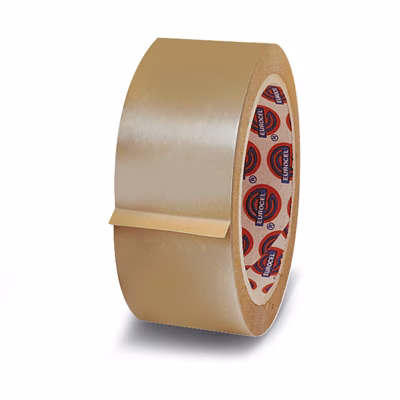 Immagine di Nastro da imballo EUROCELL in pvc avana no noise mm 50x66 m