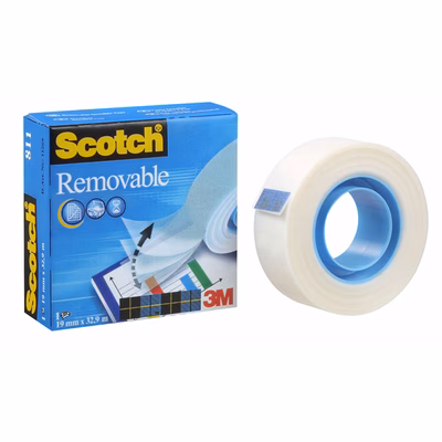 Immagine di Nastro adesivo 3M SCOTCH MAGIC 811 mm 19x33 m