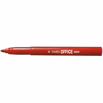 Immagine di Pennarello TRATTO OFFICE MAXI punta conica colore rosso
