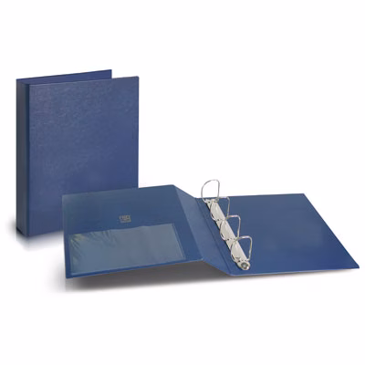 Immagine di Cartella SANREMO 2000 22x30 4 anelli a D mm 50 blu