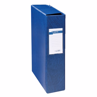 Immagine di Portaprogetti SCATTO 40 con bottone dorso 4 blu