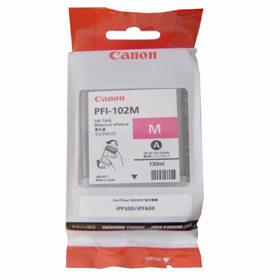 Immagine di Inkjet CANON PFI-102M 0897B001AA magent 1500copie