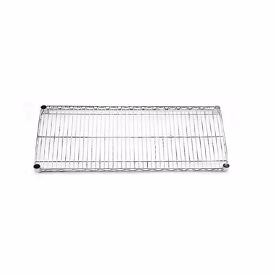 Immagine di Ripiano cromato per scaffalature cm 35x60