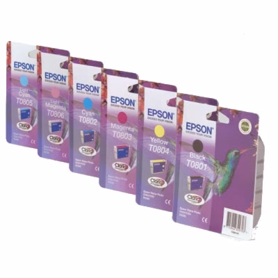 Immagine di Inkjet EPSON C13T08014011 nero 300 copie