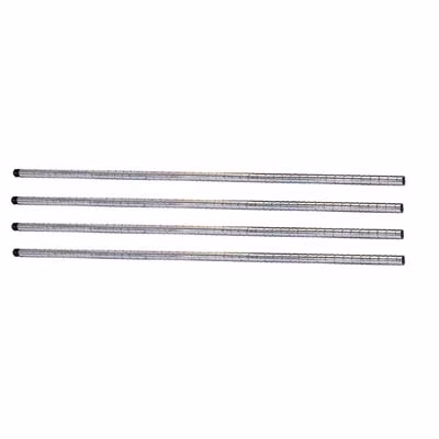 Immagine di Montante cromato per scaffalature cm 180