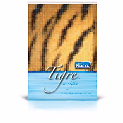 Immagine di Blocco notes ELICA TIGRE A4 righe ff 60 g60