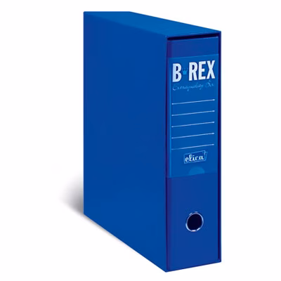 Immagine di Raccoglitore ELICA B-REX dorso cm 8 commerciale colore blu