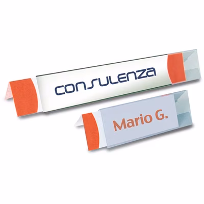 Immagine di Portanome prisma da tavolo cm 15x5,3