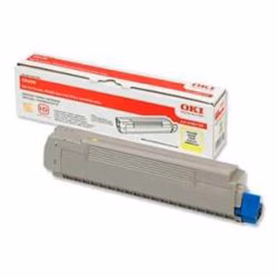 Immagine di Toner Laser OKI 43487709 giallo 6000 copie