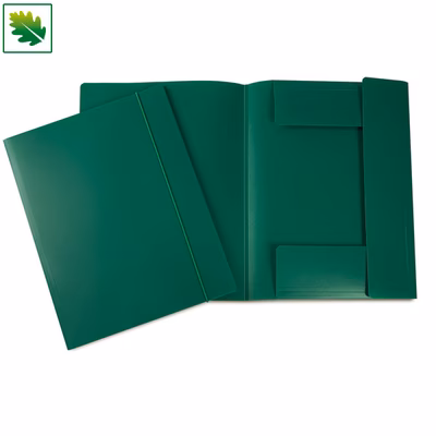 Immagine di Cartellina EKOSTAR 3 lembi ecologica verde