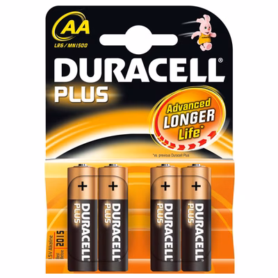 Immagine di Pila stilo AA DURACELL PLUS LR6