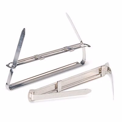 Immagine di Fastener in metallo cromato passo cm 8