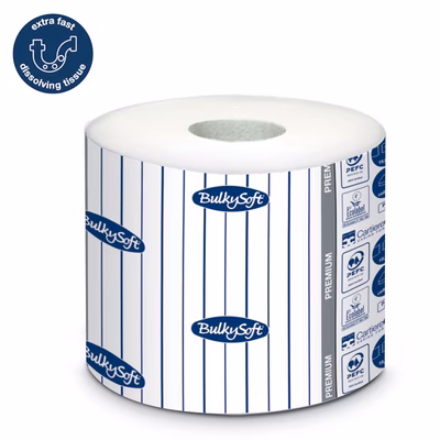 Immagine di Carta igienica fascettata BULKY SOFT PREMIUM 2 veli 190 strappi metri 19,95