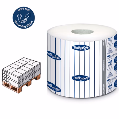 Immagine di Mezzo pallet carta igienica fascettata BULKY SOFT P